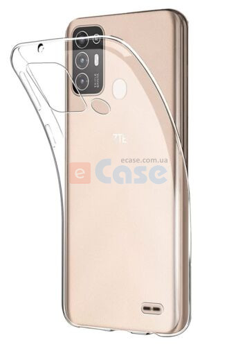 Прозрачный TPU чехол Start 1.5 мм для ZTE Blade A52 фото 1 — eCase