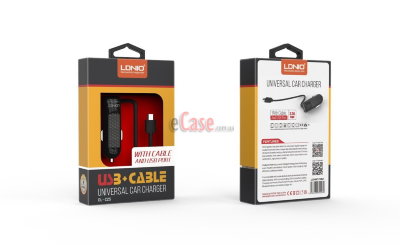 Автомобільний зарядний пристрій LDNIO DL-C25 (2.1 A) USB /micro USB — eCase