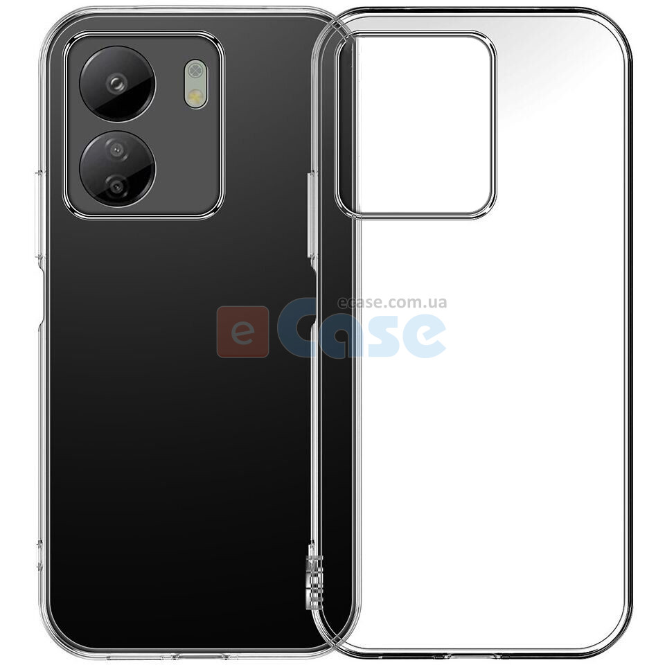 Прозрачная ТПУ накладка для Xiaomi Redmi 13C EXELINE Crystal (Strong 0,5мм) фото 1 — eCase