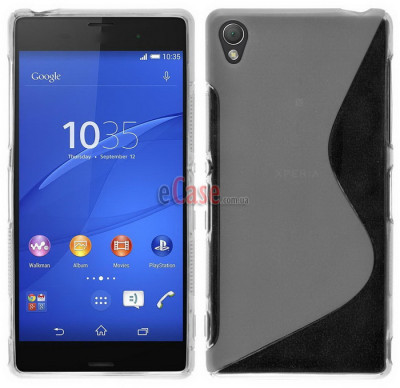 TPU накладка S-Case для Sony Xperia M4 Aqua &mdash; eCase