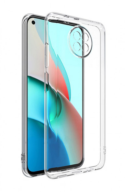 ТПУ чохол (прозорий) Transparent для Xiaomi Redmi Note 9 5G — eCase