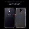 Прозрачная ТПУ накладка для LG X screen (Crystal Clear) фото 2 — eCase