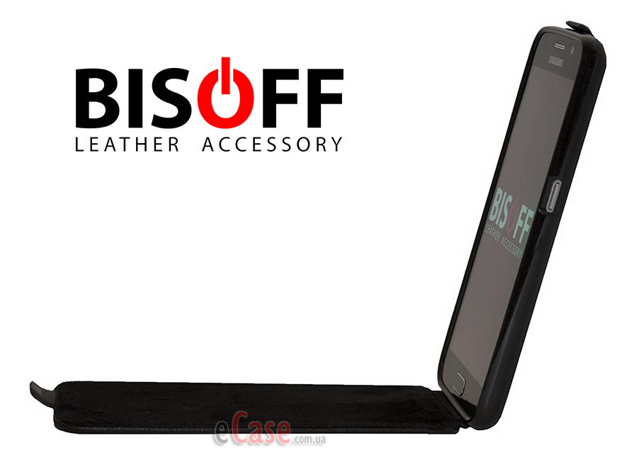 Шкіряний чохол для Xiaomi Redmi Note BiSOFF "UltraThin" (фліп) фото 1 — eCase