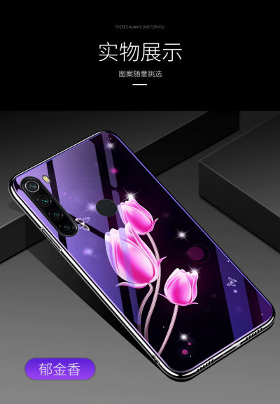 Накладка TPU + Glass Violet для Xiaomi Mi Note 10 Pro — eCase