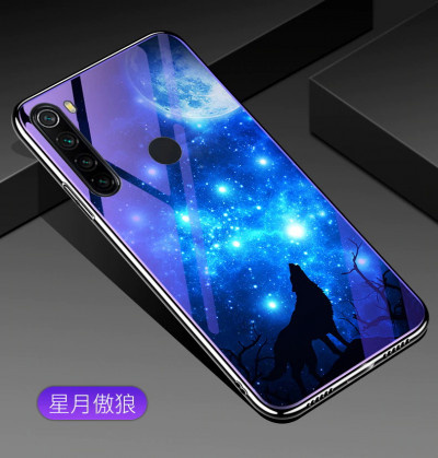 Накладка TPU + Glass Violet для Xiaomi Mi Note 10 Pro — eCase