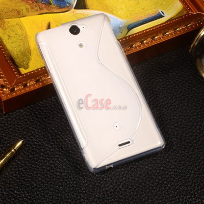 TPU накладка S-Case для Sony Xperia V LT25i — eCase
