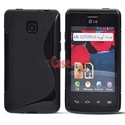 TPU накладка S-Case for LG E435 Optimus L3 II Dual — eCase
