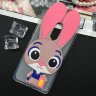 ТПУ чохол Rabbit для Xiaomi Redmi 5 (Рожевий) фото 2 — eCase