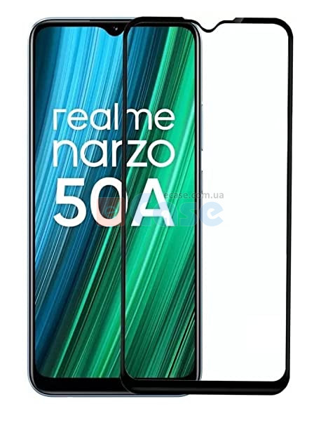 Защитное стекло 3D Full-screen Color Frame для Realme Narzo 50A фото 1 — eCase