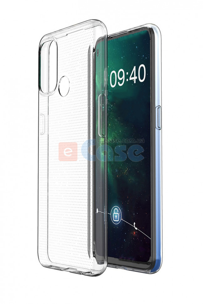 Силиконовый чехол для Oppo A32 (Crystal Clear) фото 1 — eCase