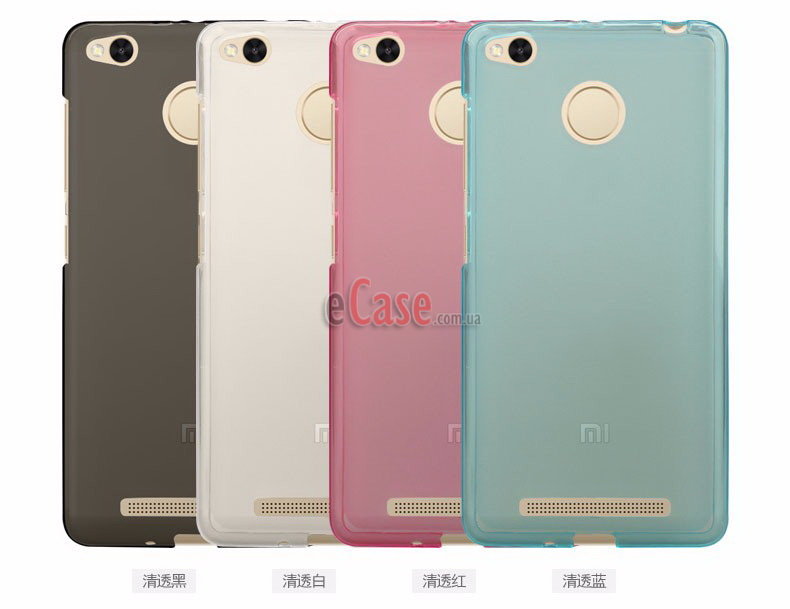 TPU накладка для Xiaomi Redmi 3X (матовий, однотонний) фото 1 — eCase