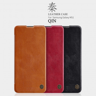 Чехол (книжка) Nillkin Qin для Samsung Galaxy M51 (M515F) — eCase