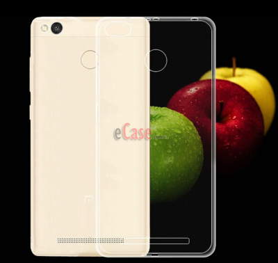Прозора ТПУ накладка для Xiaomi Redmi 3X EXELINE Crystal (Strong 0,5 мм) — eCase
