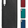 ТПУ накладка для Samsung Galaxy A30s (A307F) "Cover Flotar" (с вставкой из натуральной кожи) фото 1 — eCase