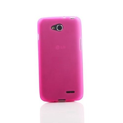 TPU накладка для LG L90 D405 (матовый, однотонный) &mdash; eCase