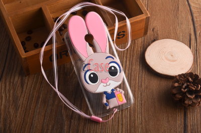 ТПУ накладка Rabbit для Xiaomi Redmi S2 (Розовый) — eCase