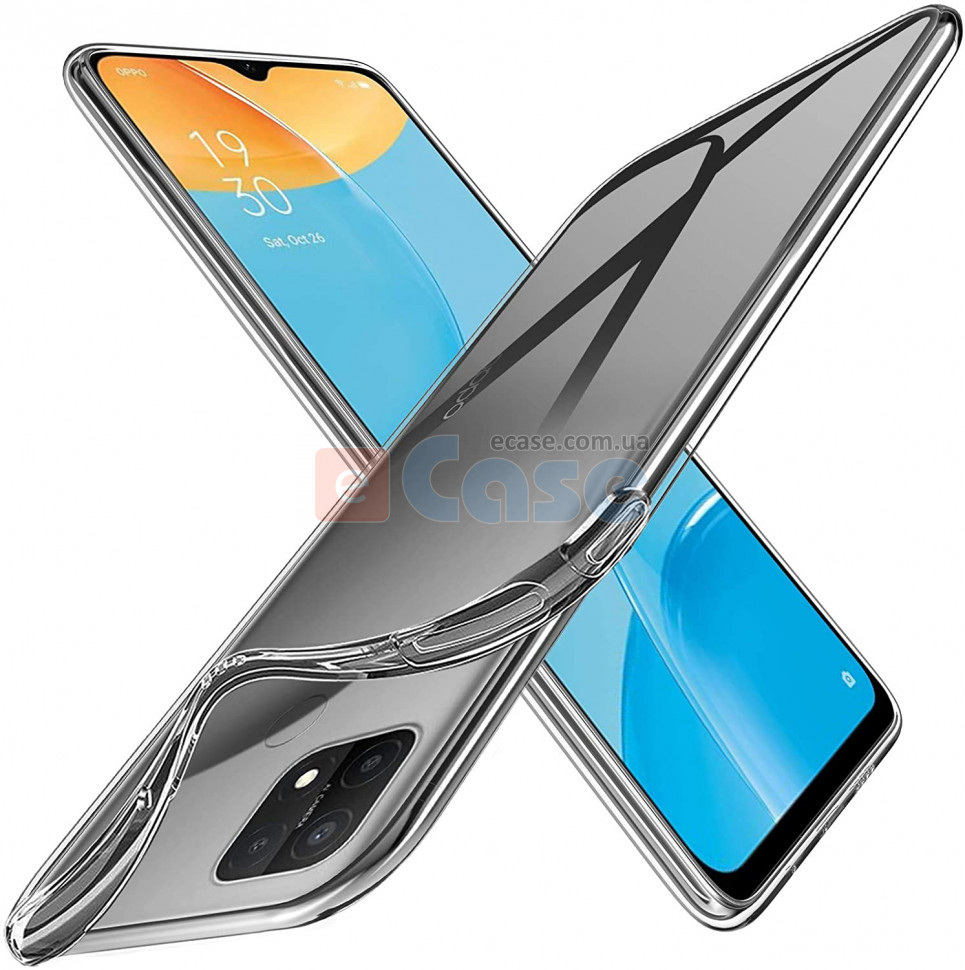 Силіконовий чохол для Oppo A15 (Crystal Clear) фото 1 — eCase