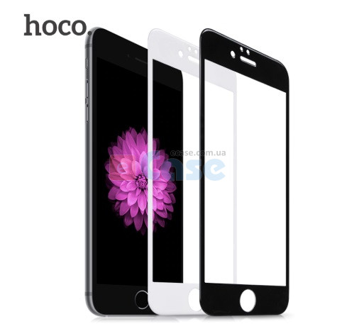 Защитное 3D стекло HOCO (с рамкой) для iPhone SE 2020 фото 1 — eCase