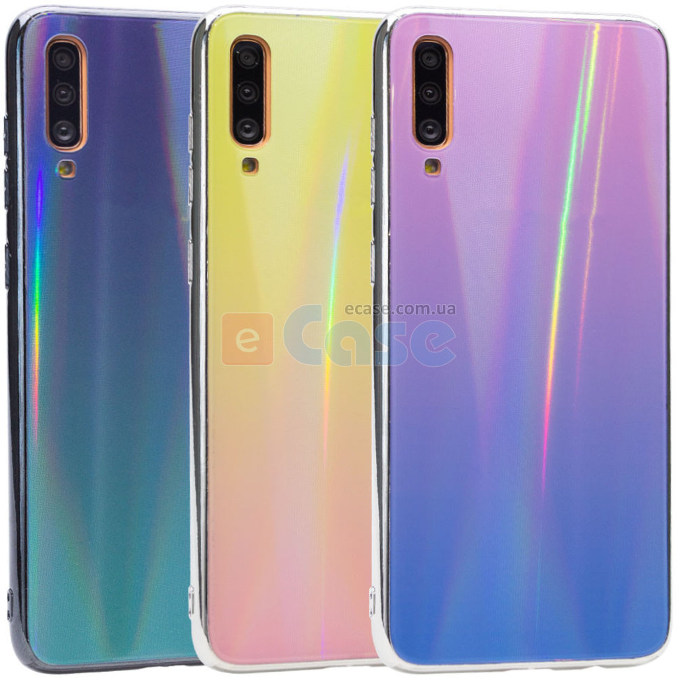 Накладка TPU + Glass Aurora для Samsung A705F Galaxy A70 фото 1 — eCase