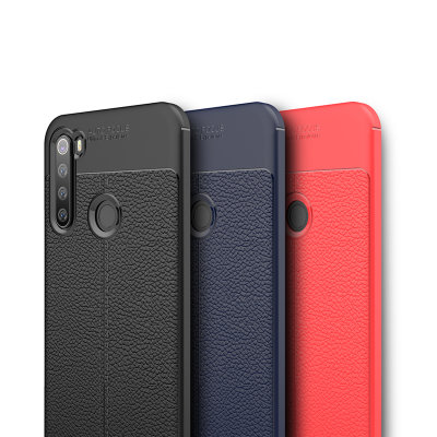 ТПУ накладка Leather для Xiaomi Redmi Note 8 — eCase