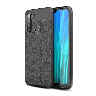 ТПУ накладка Leather для Xiaomi Redmi Note 8 — eCase