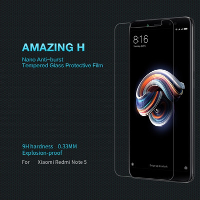 Захисне скло Nillkin Anti-Explosion Glass Screen (H) для Xiaomi Redmi Note 5 Pro — eCase