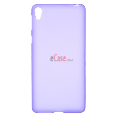 TPU накладка для Sony Xperia E5 (матовый, однотонный) — eCase