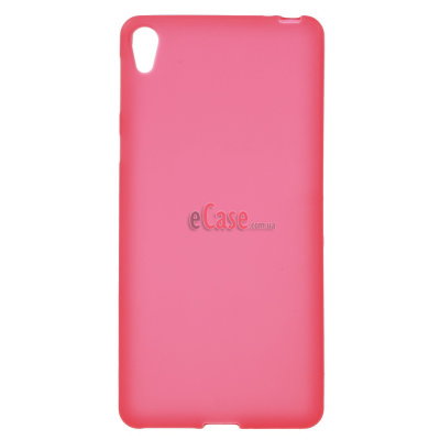 TPU накладка для Sony Xperia E5 (матовый, однотонный) — eCase
