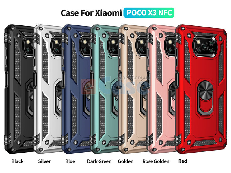 TPU+PC чехол Kvadratic для Xiaomi Poco X3 фото 1 — eCase