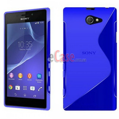 TPU накладка S-Case для Sony Xperia M2 Aqua D2403 — eCase