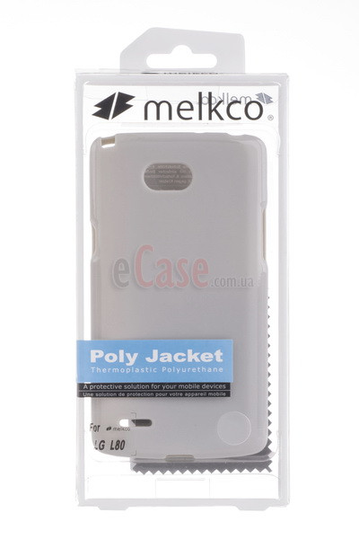 TPU чехол Melkco Poly Jacket для LG L80 D380 + защитная пленка — eCase