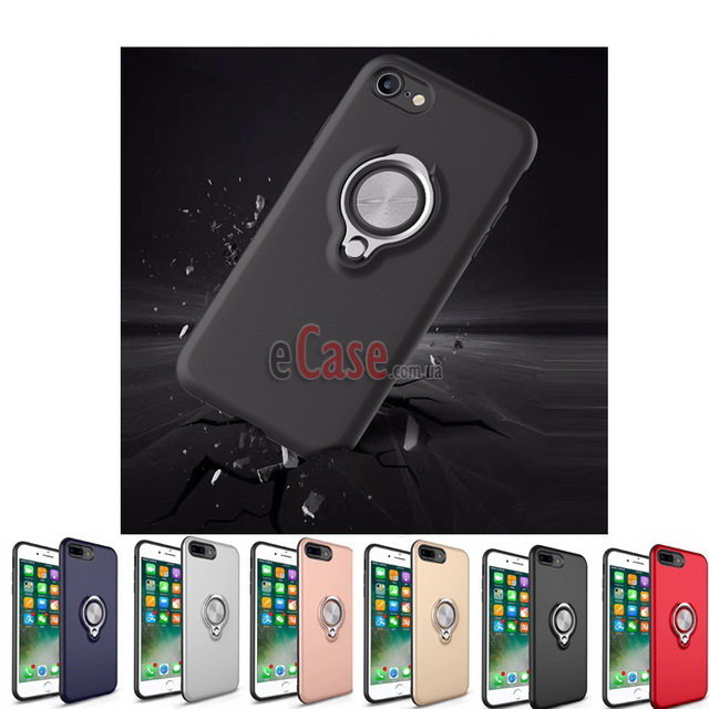 Ударопрочная накладка Ring Stand для iPhone 6 / 6S фото 1 — eCase