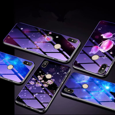 Накладка TPU + Glass Violet для Xiaomi Redmi S2 — eCase