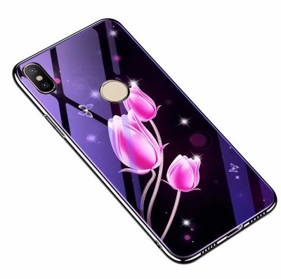 Накладка TPU + Glass Violet для Xiaomi Redmi S2 — eCase