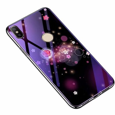 Накладка TPU + Glass Violet для Xiaomi Redmi S2 — eCase