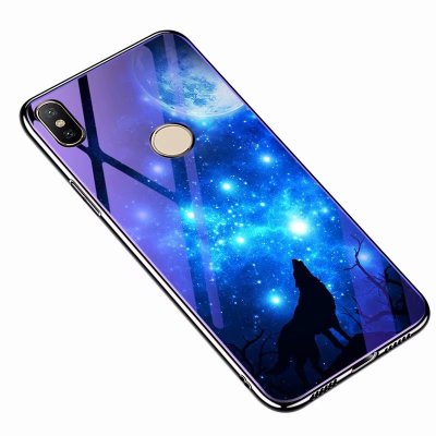 Накладка TPU + Glass Violet для Xiaomi Redmi S2 — eCase
