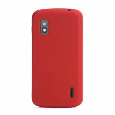 TPU накладка для LG E960 Optimus G Nexus 4 (матовый, однотонный) — eCase