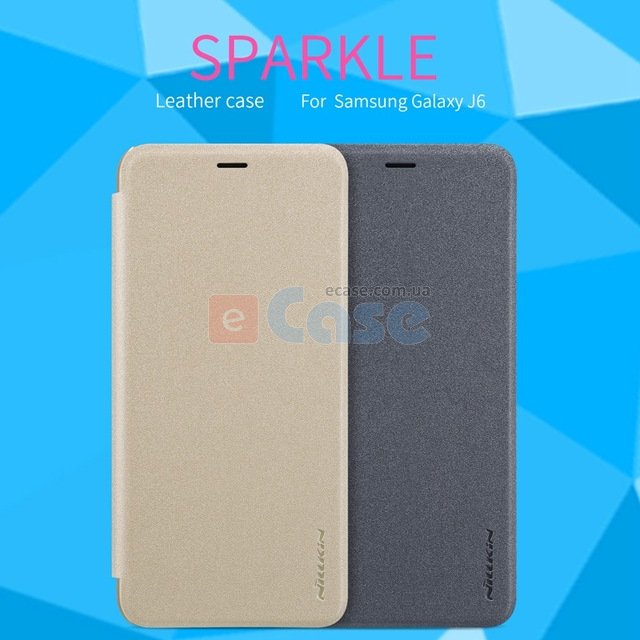 Чехол (книжка) Nillkin Sparkle Series для Samsung J600 Galaxy J6 2018 фото 1 — eCase