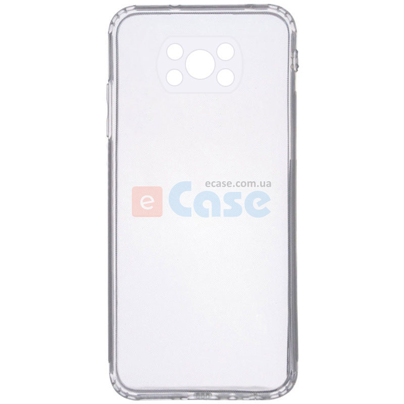 ТПУ чехол (прозрачный) Transparent для Xiaomi Poco X3 NFC фото 1 — eCase