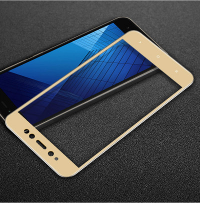 Защитное стекло 5D (на весь экран) с цветной рамкой для Xiaomi Redmi Y1 — eCase