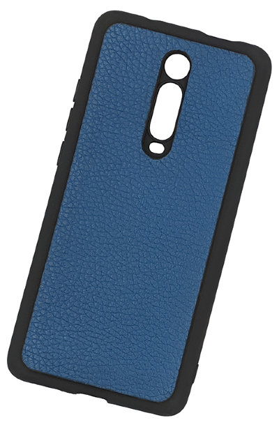 ТПУ накладка для Xiaomi Mi 9T "Cover Flotar" (зі вставкою з натуральної шкіри) &mdash; eCase
