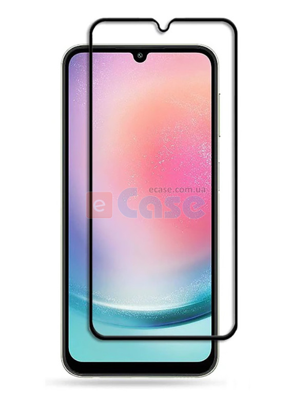 Защитное стекло 5D (на весь экран) с цветной рамкой для Samsung Galaxy A07 фото 1 — eCase