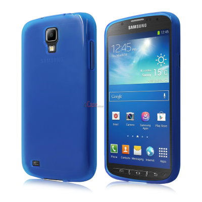 TPU накладка для Samsung i9295 Galaxy S4 Active (матовый, однотонный) &mdash; eCase