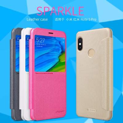 Чехол (книжка) Nillkin Sparkle Series для Xiaomi Redmi Note 5 Pro — eCase