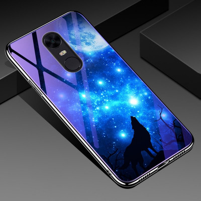 Накладка TPU + Glass Violet для Xiaomi Redmi Note 4 — eCase