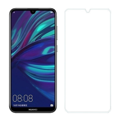 Защитное стекло 5D (на весь экран) с цветной рамкой для Huawei Y7 Prime 2019 — eCase