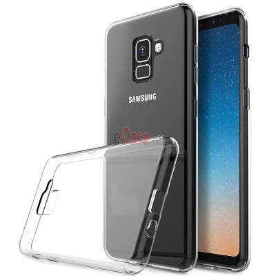 Прозрачная ТПУ накладка для Samsung Galaxy A8 2018 A530F EXELINE Crystal (Strong 0,5мм) — eCase