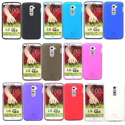 TPU накладка для LG G2 D802 (матовий, однотонний) — eCase