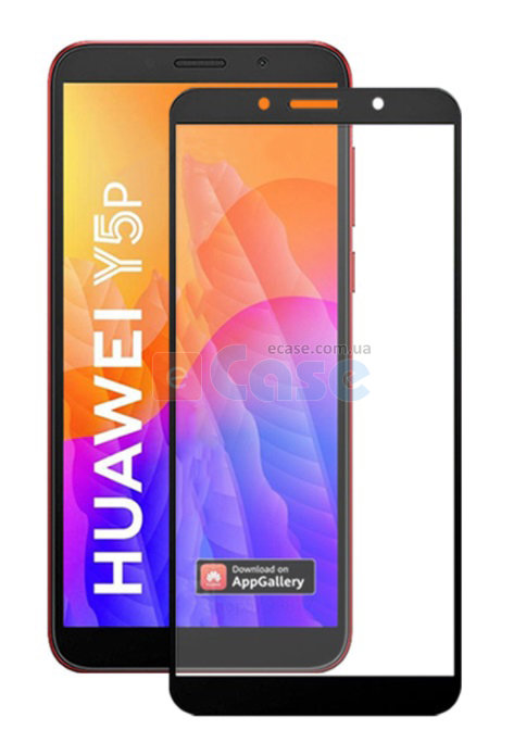 Защитное стекло 4D Full-screen с цветной рамкой для Huawei Y5p фото 1 — eCase
