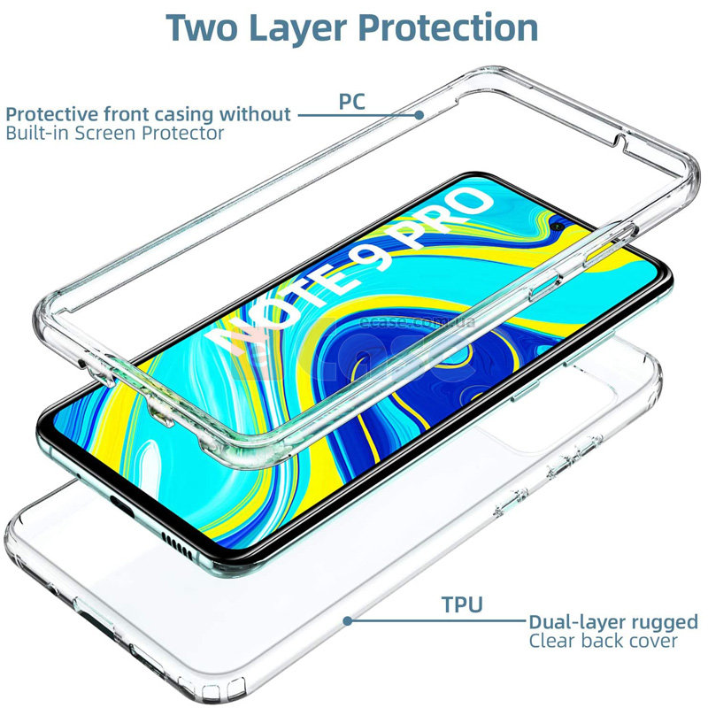 Прозрачный чехол Secure 360 для Xiaomi Redmi Note 9 Pro фото 1 — eCase